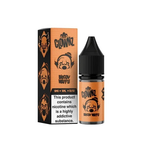 Clownz Biscoff 10ml Nic Salts